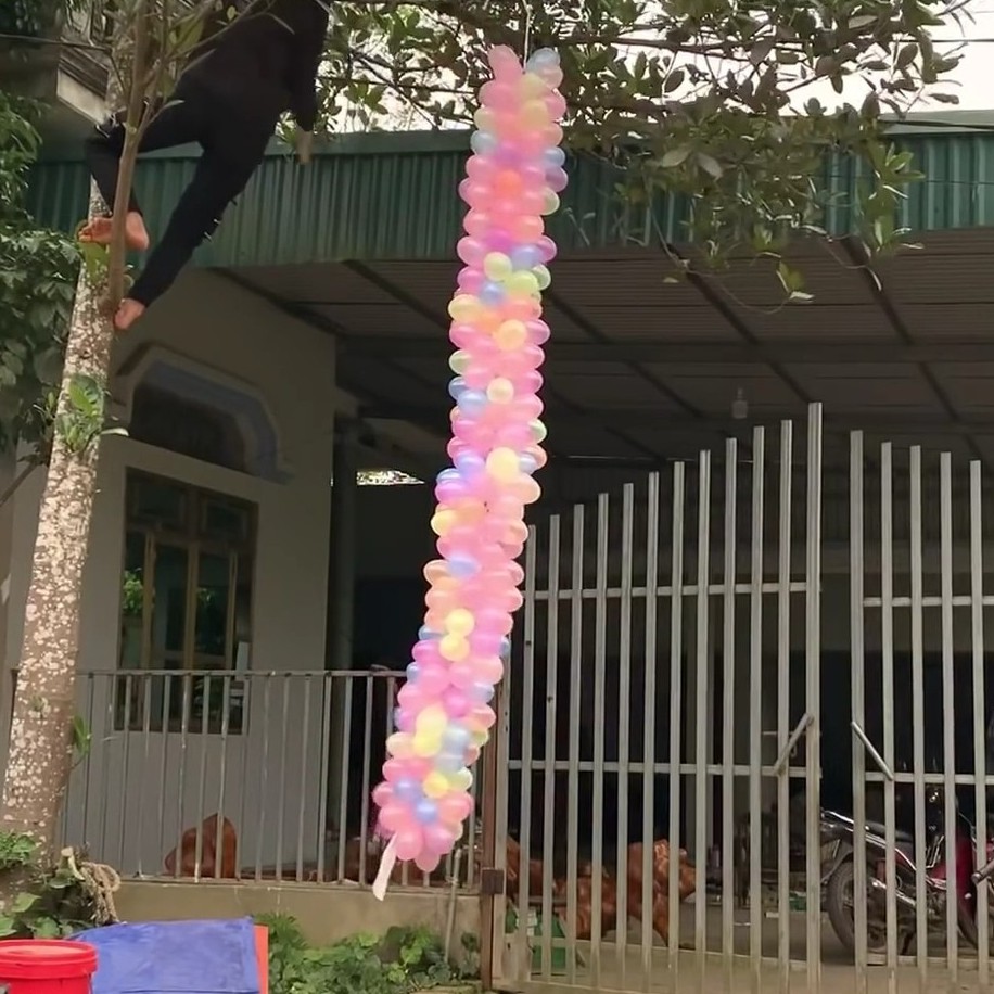 Túi 500 Cái Bong Bóng Nhỏ Chơi Tết Trang Trí Bơm Nước Cho Bé