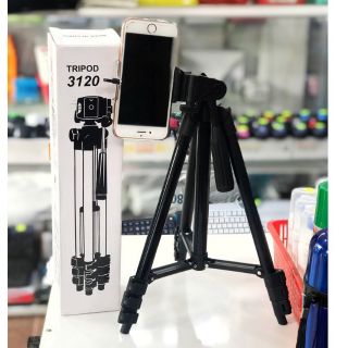 Gậy 3 chân Tripod TF 3120 mẫu mới kèm giá đỡ điện thoại