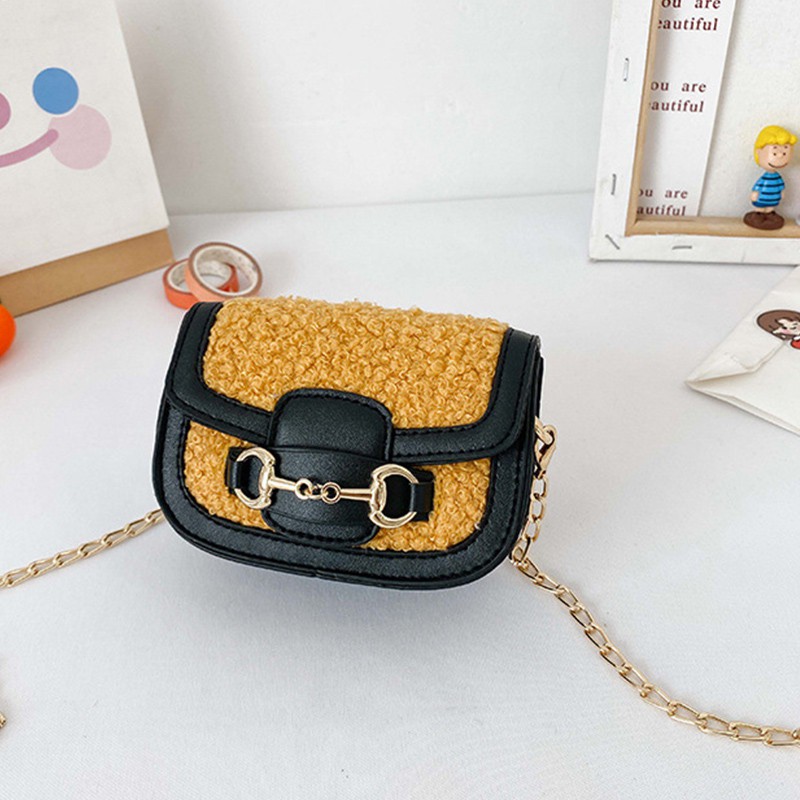 Túi Lông Cừu Nhỏ Xinh Thời Trang Mùa Đông Cho Bé Gái