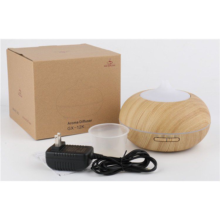 máy phun tinh dầu FREESHIP Máy Khuếch Tán Tinh Dầu Bí Ngô 550ml Cao Cấp Aroma Diffuser + Tặng Tinh Dầu Sả 10ml