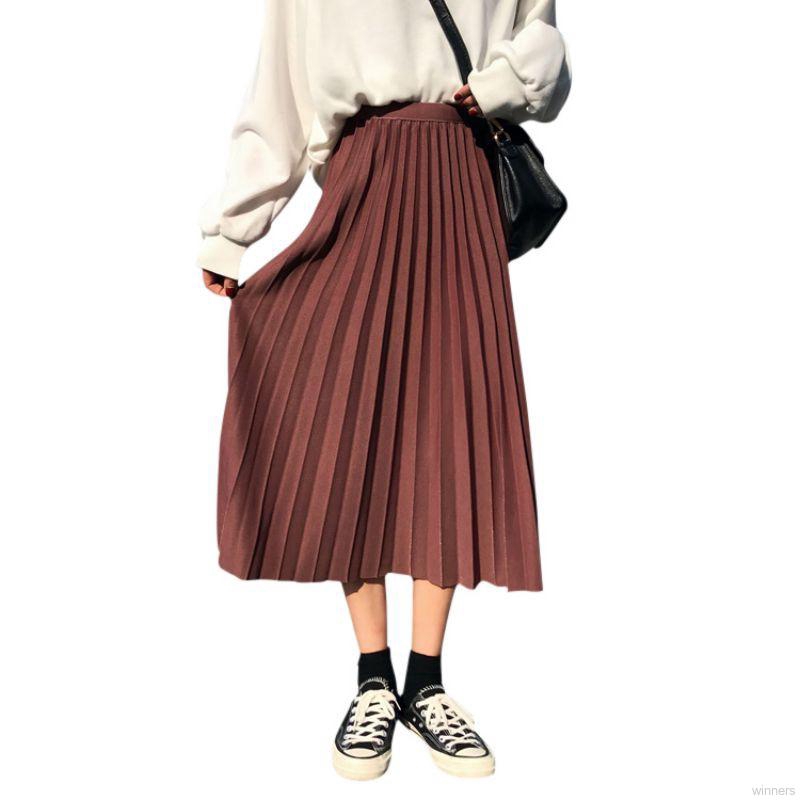 Chân váy dài lưng cao phong cách cổ điển thời trang cho nữ | BigBuy360 - bigbuy360.vn