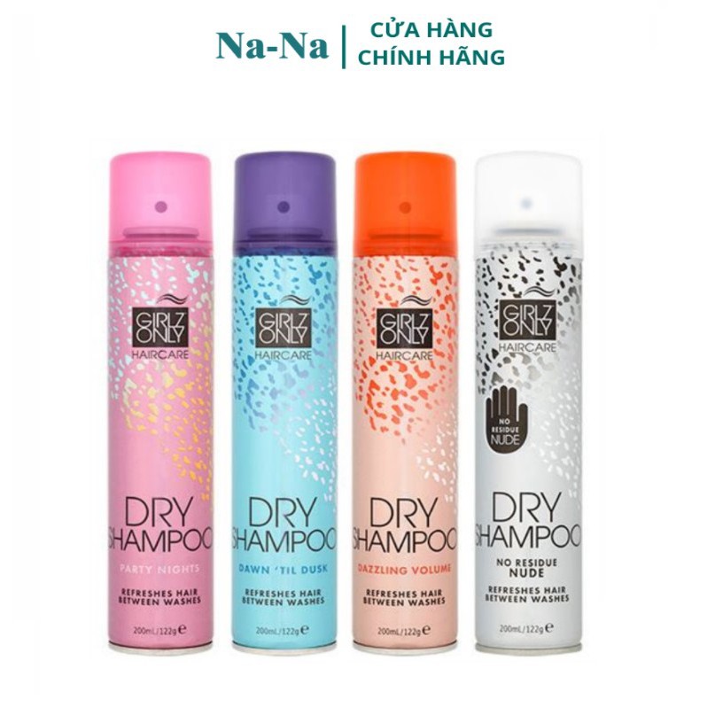 [Nhập khẩu chính hãng] Dầu gội khô Only Girl 200ml loại bỏ bụi bẩn, dầu nhờn trên tóc nhanh chóng giúp tóc bồng bềnh