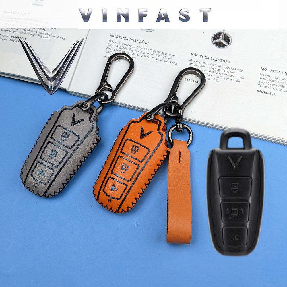 Bao da chìa khoá Xe điện Vinfast Klara S nhiều màu sắc (KLA)