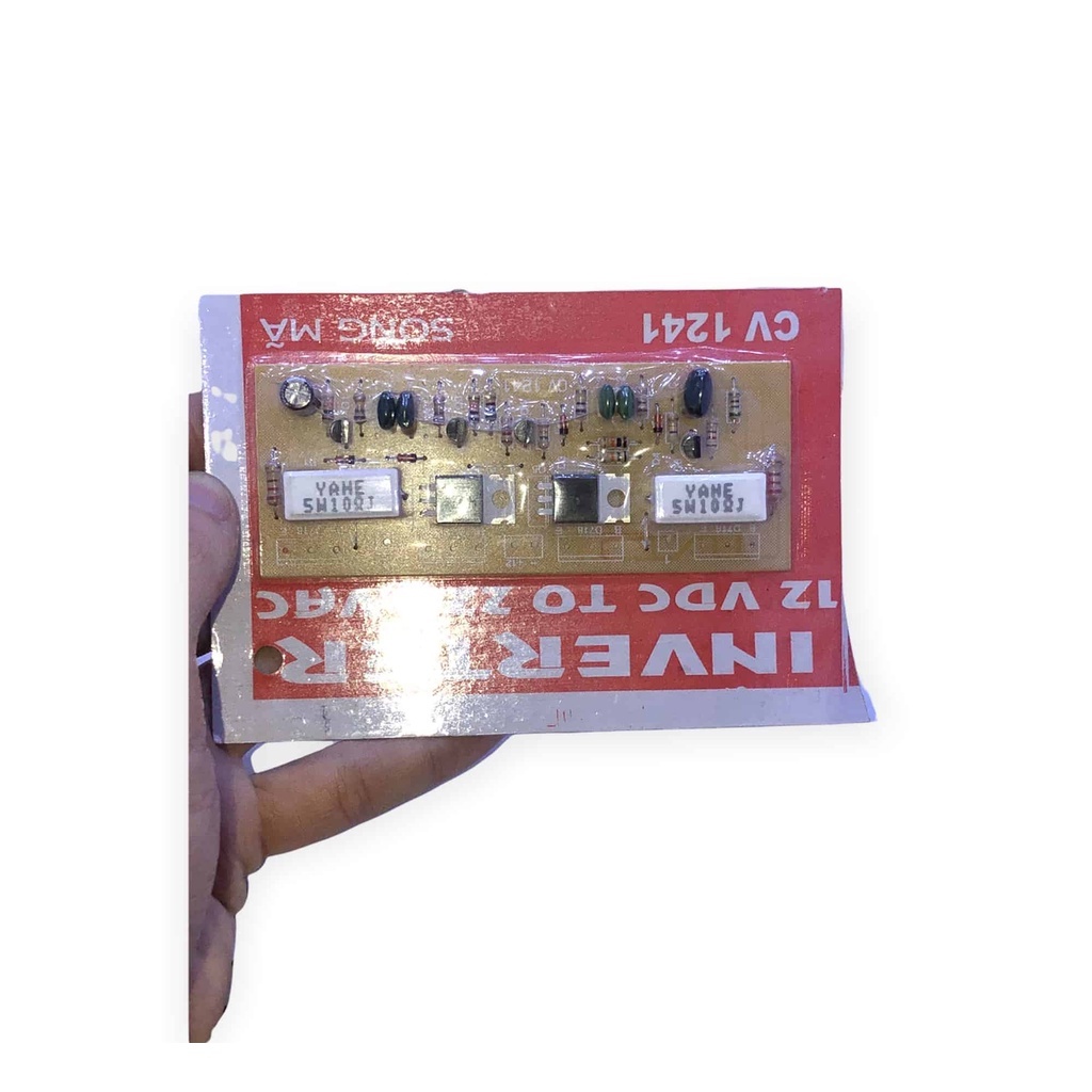 Mạch Tăng Áp Inverter 12VDC TO 220VAC CV121-CV122 ( Xanh )