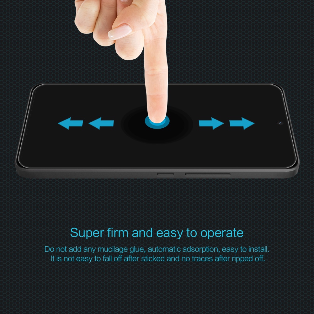 Kính cường lực màn hình điện thoại NILLKIN 9H chống chói chống bám dấu vân tay thích hợp cho Xiaomi Mi 12 Lite