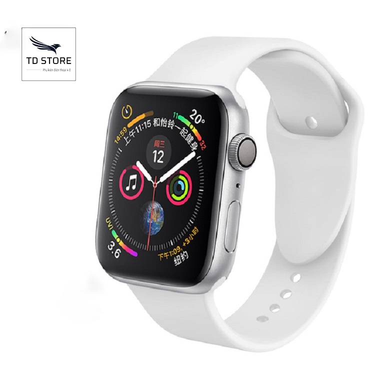 Dây silicon cho đồng hồ thông minh Apple Watch Size 38mm 40mm TD store