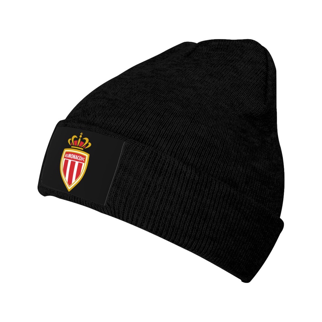 AS Monaco FC logo Hàn Quốc Mũ len mềm Mũ dệt kim Mũ len Mũ len Mũ len Mũ len trơn Mũ len trơn Mũ len
