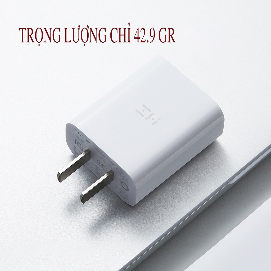 Củ Sạc Nhanh 20W Xiaomi Zmi Cổng Type C HA716 cho iPhone iPad Samsung IP 6 7 8 10 11 x xs max pro QC 3.0 cốc cóc