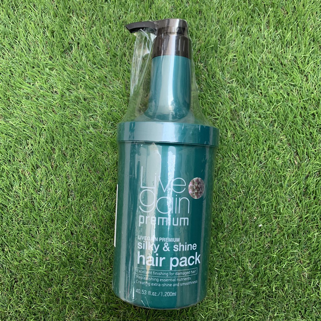 Hấp dầu siêu mượt Livegain Silk Shine Hair Pack (nước hoa) 1200ml