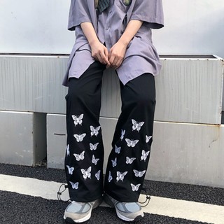 (Q80) Quần ulzzang unisex street style 2 màu đen trắng