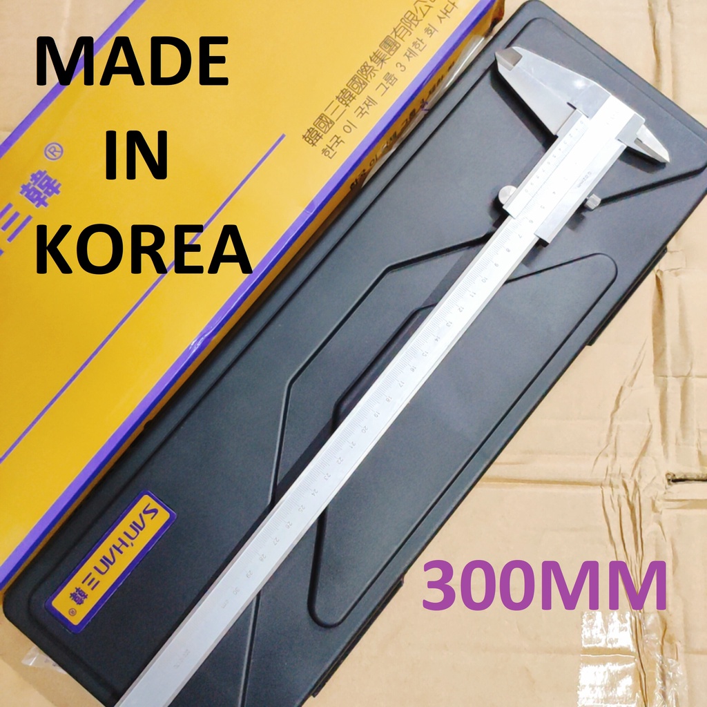 Thước kẹp cơ 150-300mm SANHAN cao cấp, MADE IN KOREA/ Thước cặp cơ khí chất lượng cao