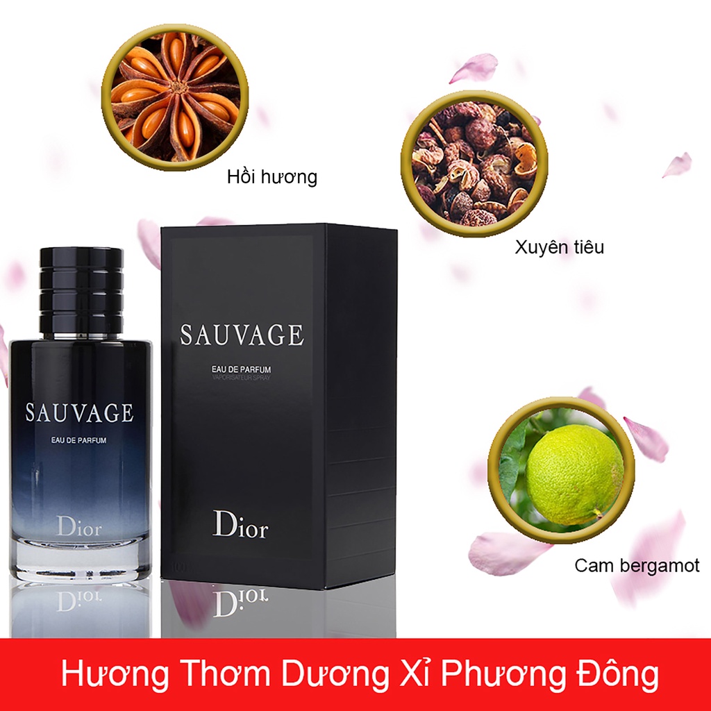Nước hoa nam Sauvage EDP chai 10ml, quyến rũ mê hoặc