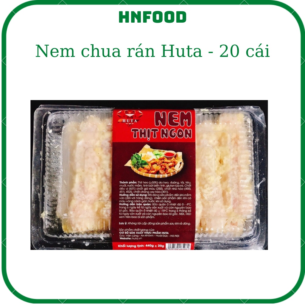 Nem chua rán phố cổ - Nem thịt ngon Huta