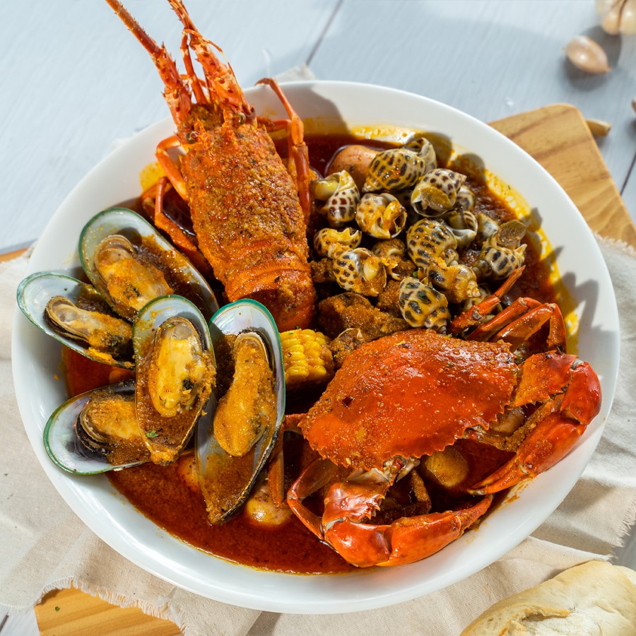 Gia vi Cajun hải sản crawfish louisiana