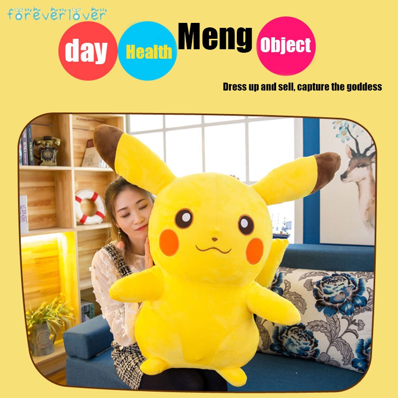 Thú Nhồi Bông Hình Pikachu Dễ Thương