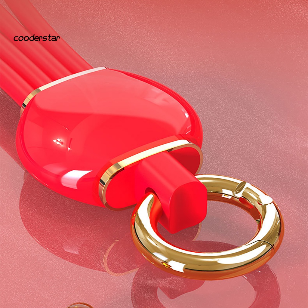 Dây Cáp Sạc Dữ Liệu Micro USB / Type-C / 8Pin Đa Năng Có Móc Khóa Tiện Dụng