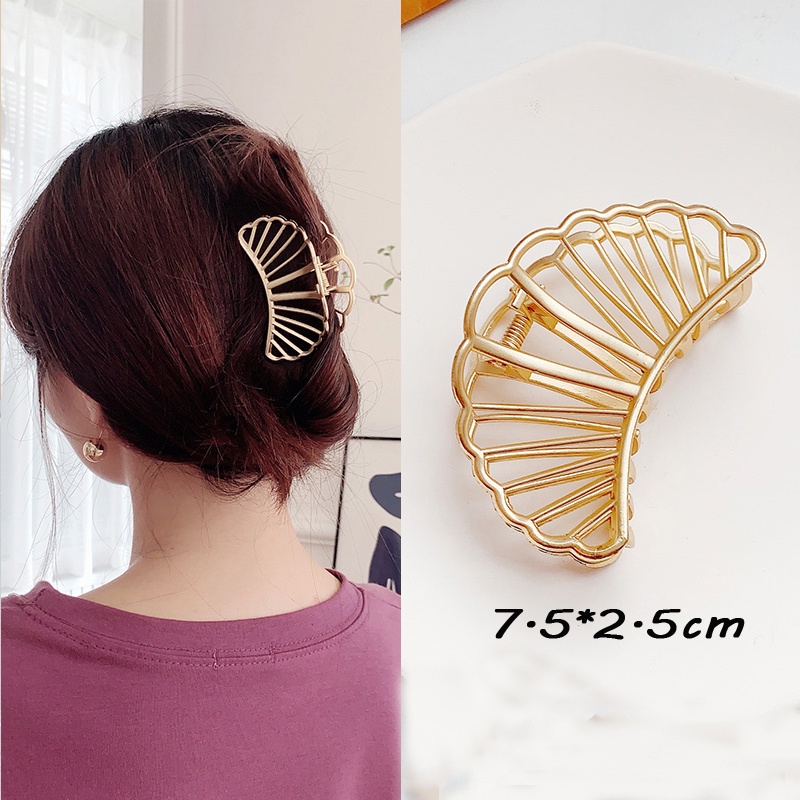 Kẹp Tóc Mạ Vàng Phong Cách Hàn Quốc