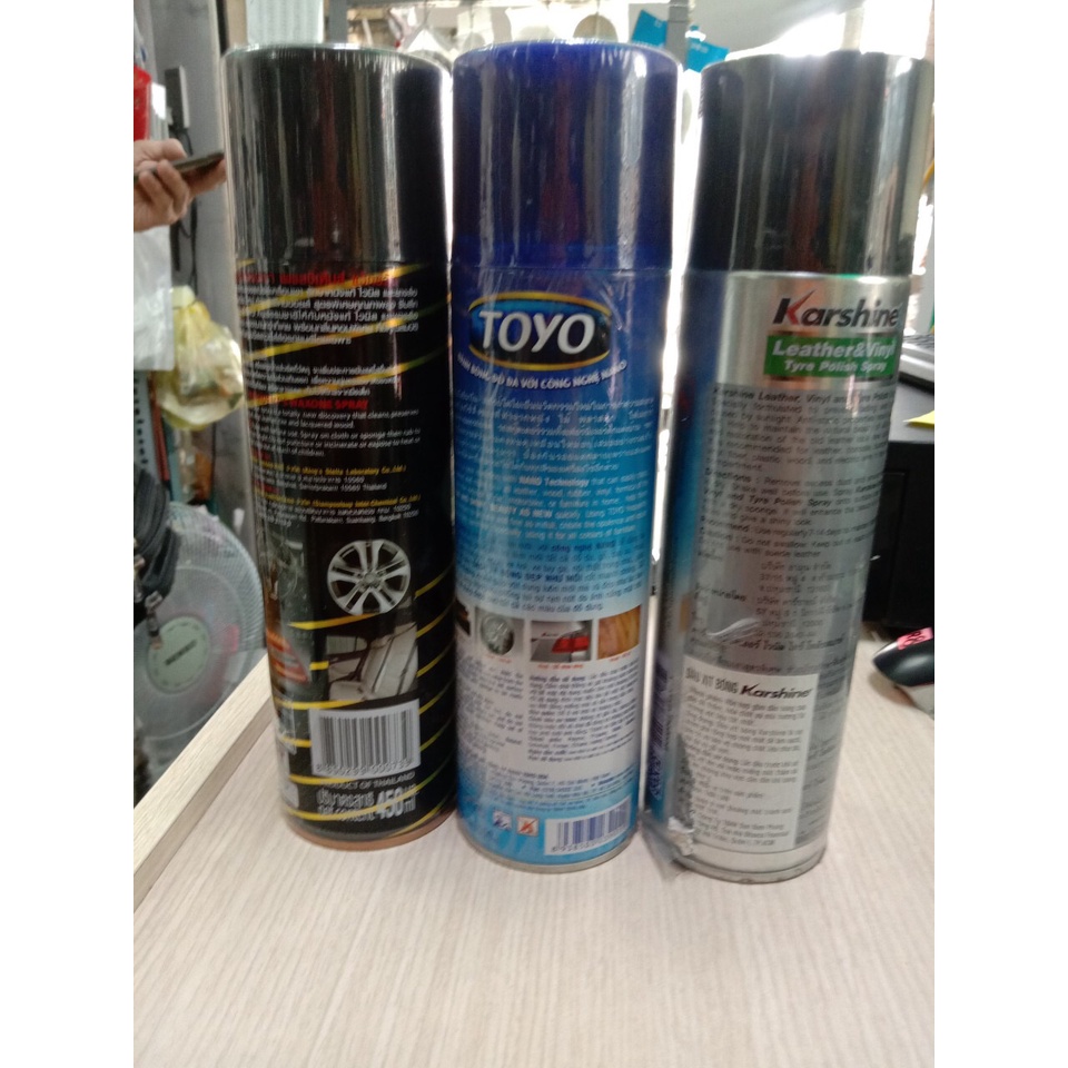 Chai Xịt Bóng - Làm Sạch Đồ Da Xe Máy, Ô Tô - Chai Xịt Bóng Xe Máy - Chai Xịt Vệ Sinh Nội Thất Ô Tô