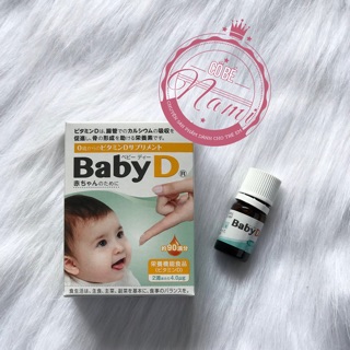 Vitamin D Drop cho trẻ sơ sinh Baby D. Hsd 2021