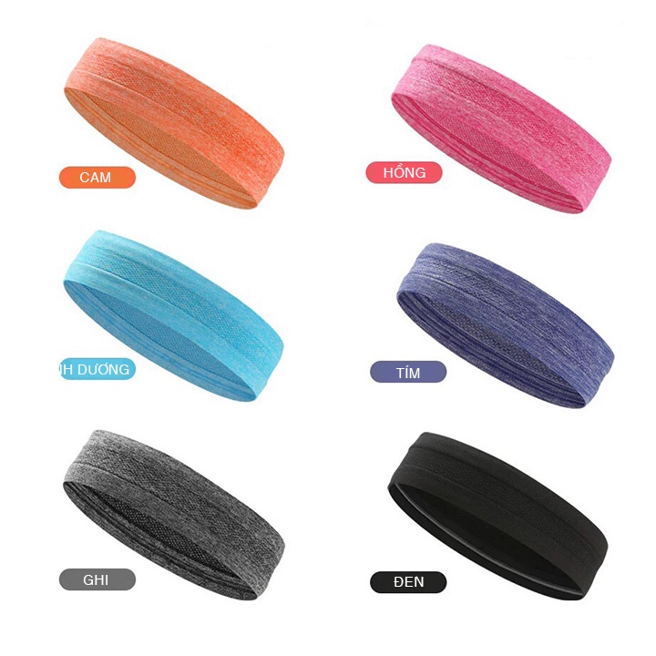 Băng đô thể thao nam nữ băng trán headband Sumio_offical tập yoga cotton đeo trán thấm hút chặn mồ hôi bản 5cm BD004