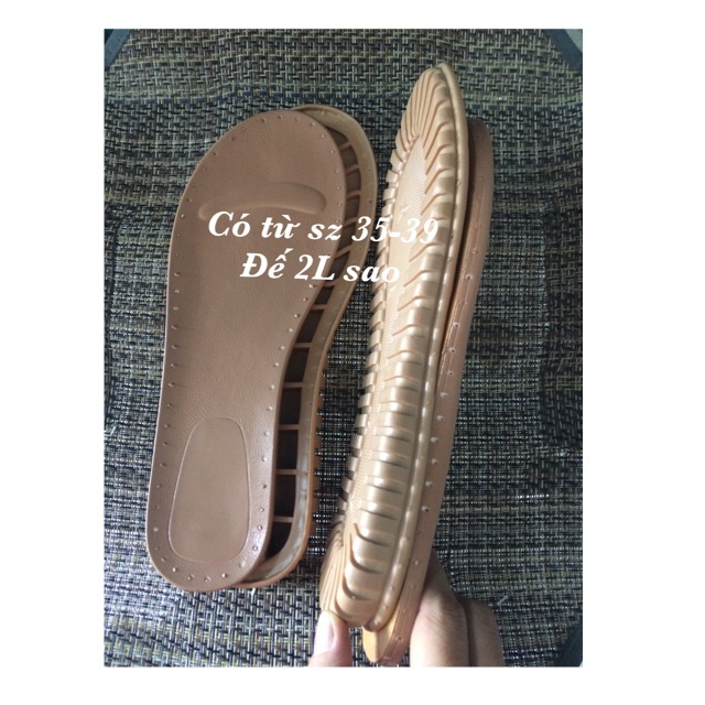 Phụ kiện móc giày -đế 2 lớp sao đục lỗ sẵn