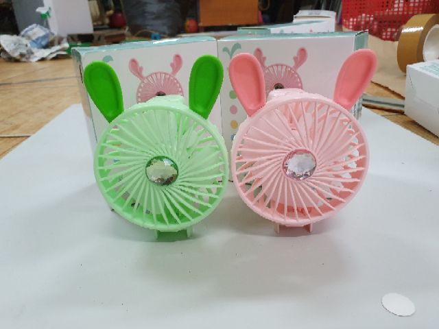 Quạt mini cầm tay animal cute