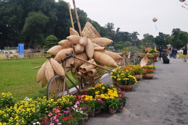 Đó tre trang trí đèn tre việt nam