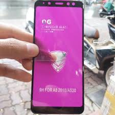Kính Full màn hiệu OG Khoan không vỡ cho samsung A8 2018