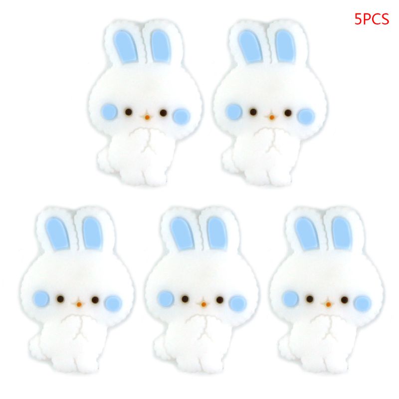 Bộ 5 Hạt Silicone Mini Phụ Kiện Chăm Sóc Răng Miệng Cho Bé Sơ Sinh