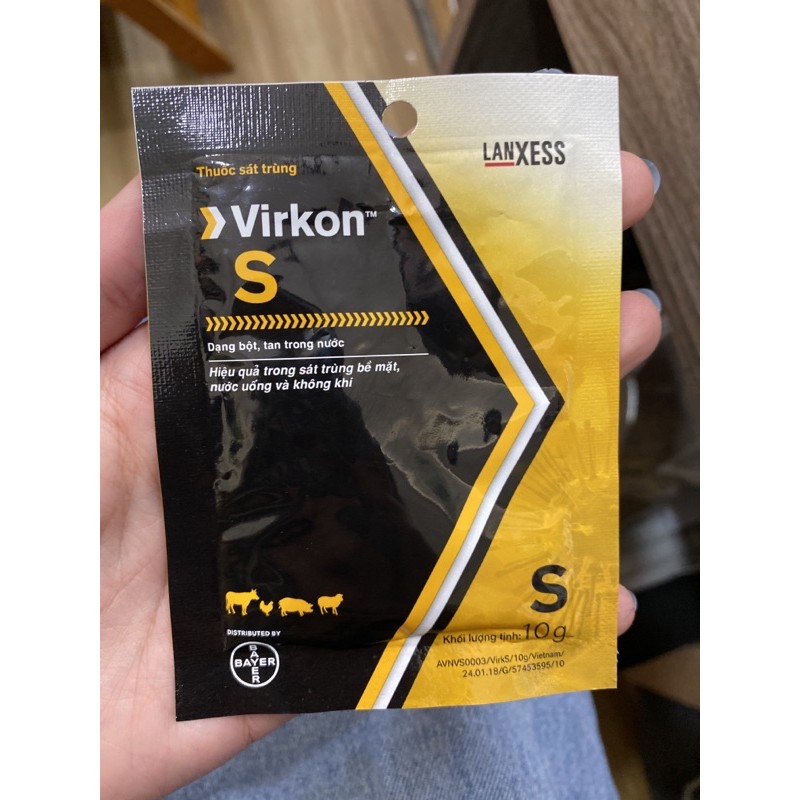 VIRKON - S THUỐC SÁT TRÙNG ĐA NĂNG, NGĂN CHẶN MẦM BỆNH 10g