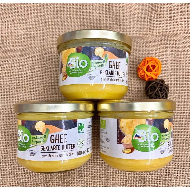 Bơ Ghee Bio hữu cơ nội địa Đức cho bé từ 7m+