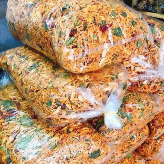 Sỉ 5kg khô gà lá chanh nguyên bao