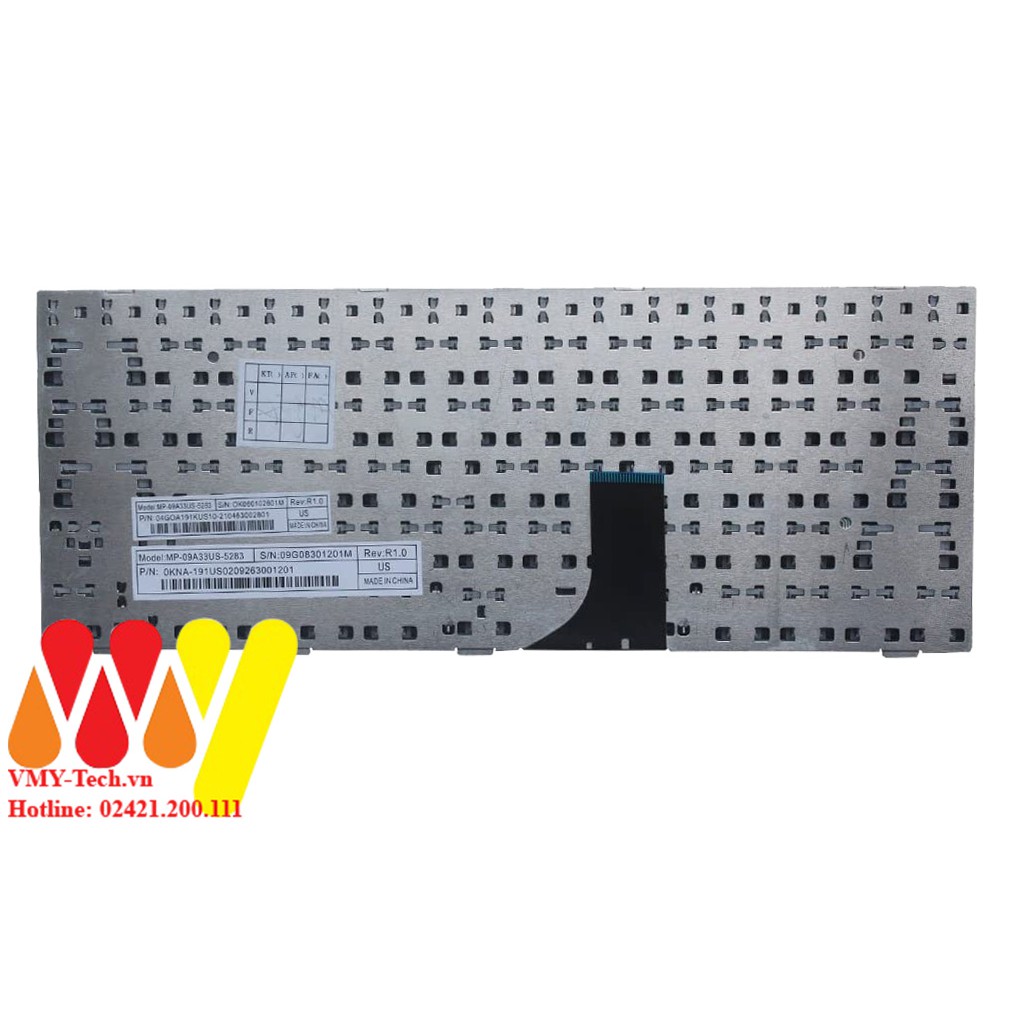 [Mã ELFLASH5 giảm 20K đơn 50K] Bàn phím Laptop Asus Eee PC 1001HA 1001PX 1001PXD 1005HA 1005PPXD
