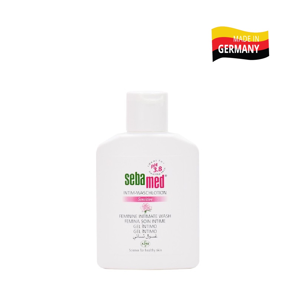 Dung dịch vệ sinh phụ nữ chuẩn cân bằng pH vùng kín Sebamed Feminine Intimate Wash pH3.8 50ml