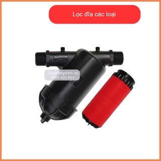 Bộ lọc đĩa phi 27 / 34 / 42 / 48 / 60 - bộ lọc cặn, rác ren dùng cho hệ thống tưới nhỏ giọt, tưới phun sương, phun mưa