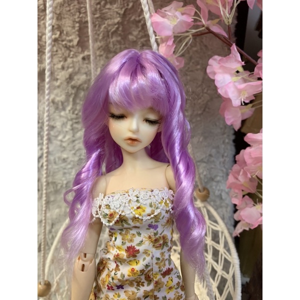 Tóc búp bê bjd 1/4 - tơ silk