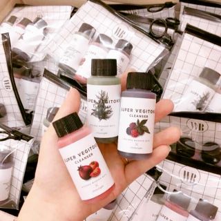 Tách Sét Sữa rữa mặt rau củ super vegitoks cleanser