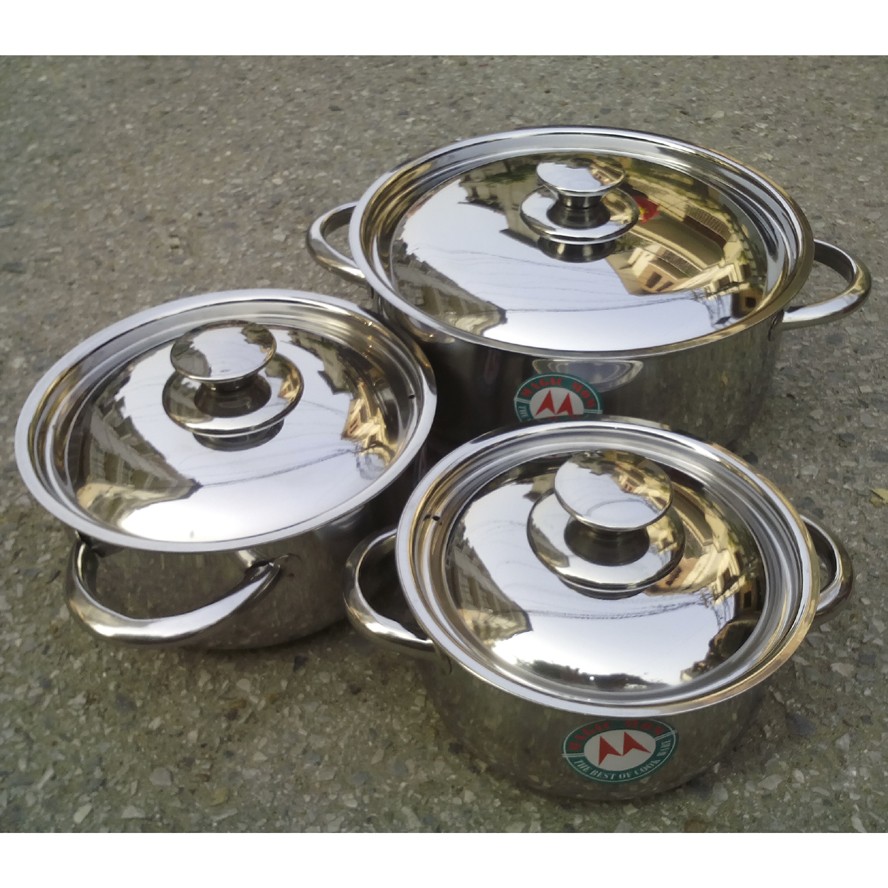 Bộ 3 nồi Inox Magic Mom