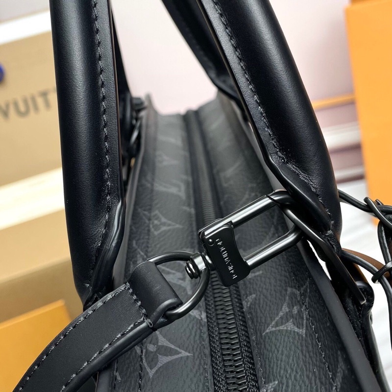 Túi xách đeo chéo/cặp công sở thương hiệu cao cấp Louis Vuitton LV Plat Horizontal Zippe hàng vip 1-1