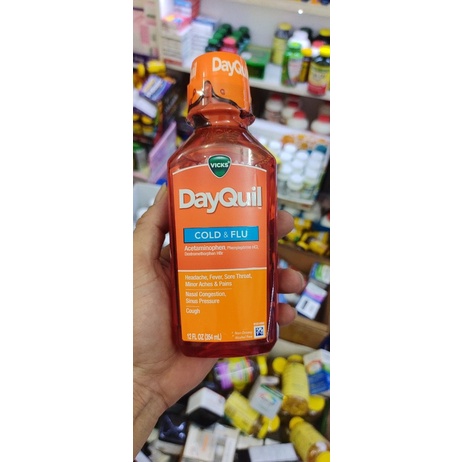 Vicks DayQuil & NyQuil Severe Cold & Flu siro giảm ho , đườm, nghẹt mũi