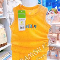 Bộ sát nách bé trai, bé gái cotton nuke Lullaby