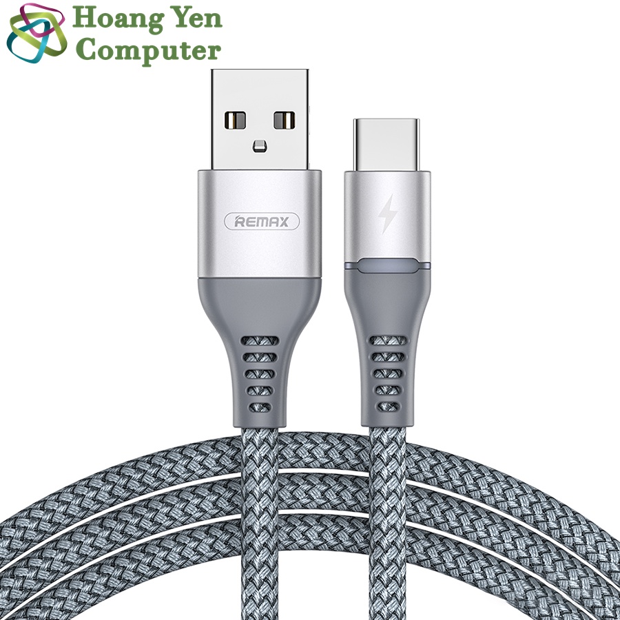 [RC-152a] Cáp Sạc Nhanh TYPE C Remax RC-152a cho ANDROID Dài 1M (Dây Dù, Có Đèn Led ) - MÀU SẮC NGẪU NHIÊN