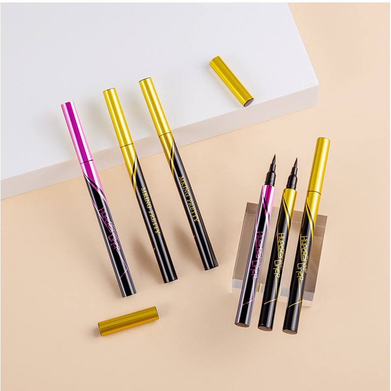 Bút kẻ mắt BEAUTY GLAZED nhanh khô chống thấm nước không nhòe tiện dụng tùy chọn màu sắc