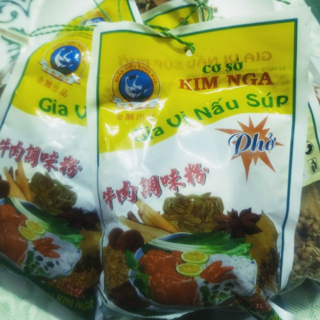 10 gói gia vị gồm 8 loại thảo mộc để nấu soup phở - gói 30g