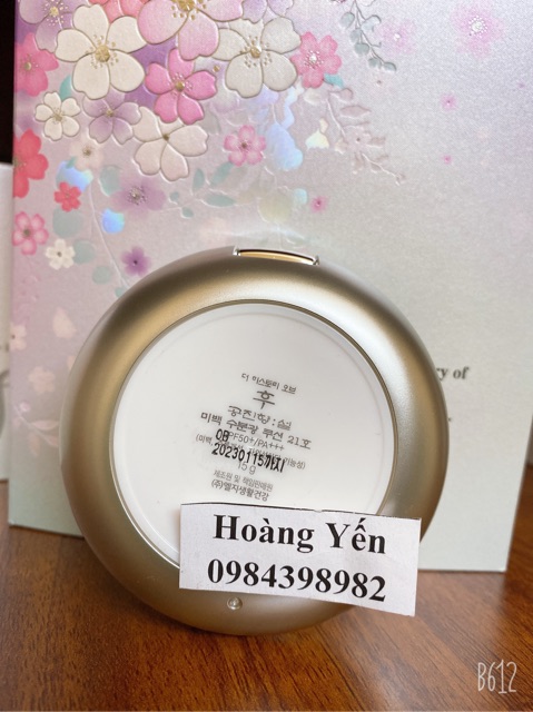 Phấn nước dưỡng trắng Whoo Gongjinhyang Seol Radiant White Moisture Cushion Foundation-date 2024 | BigBuy360 - bigbuy360.vn