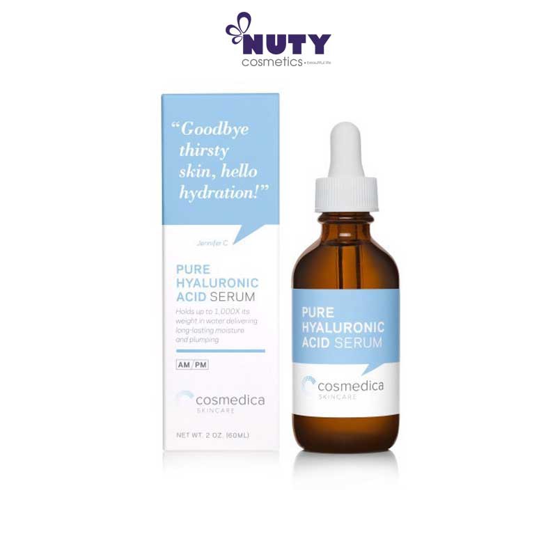 [Mã FMCGMALL giảm 8% đơn từ 250K] Tinh Chất Dưỡng Ẩm Cosmedica - Pure Hyaluronic Acid Serum (60ml)