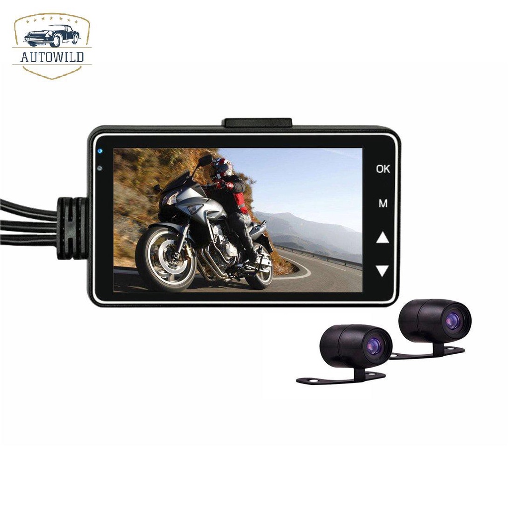 Máy Quay Hành Trình Phía Trước + Sau Cho Xe Mô Tô Se300