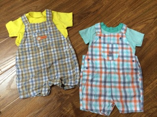 Set yếm kèm áo carter's cho bé
