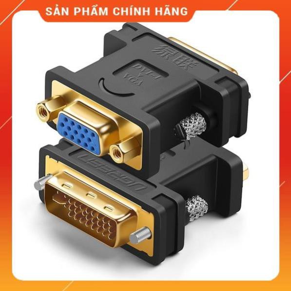 [CHÍNH HÃNG] Đầu chuyển đổi DVI 24+5 to VGA chính hãng Ugreen 20122 cao cấp bảo hành 18 tháng