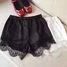 [Mã FASHIONT4WA2 giảm 10K đơn 50K] (HÀNG MỚI) - QUẦN SATIN PHỐI REN MẶC NHIỀU KIỂU